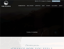 Tablet Screenshot of cliffsliving.com